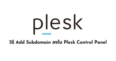 วิธี Add Subdomain ลงใน Plesk Control Panel