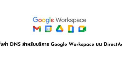 DNS สำหรับบริการ Google Workspace บน DirectAdmin