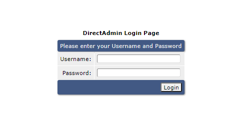 วิธีการใช้งาน Autoresponders บน DirectAdmin : login