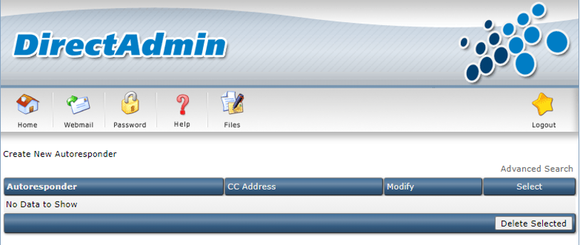 วิธีการใช้งาน Autoresponders บน DirectAdmin : click Autoresponders