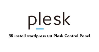 วิธี install wordpress บน Plesk