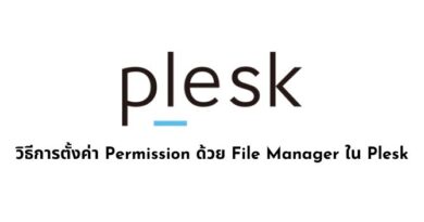 วิธีการตั้งค่า Permission ด้วย File Manager ใน plesk